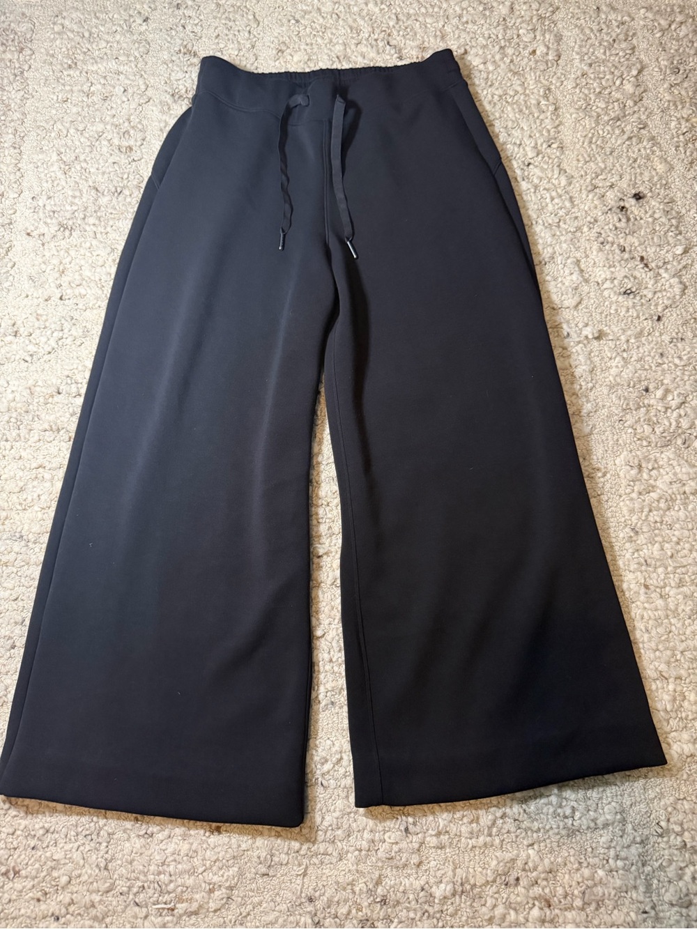 Spanx Wide-Leg Pull-On Pants - Black